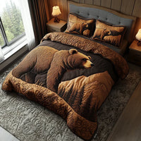 Wildlife Lodge 3-Piece Quilted Bedding Set